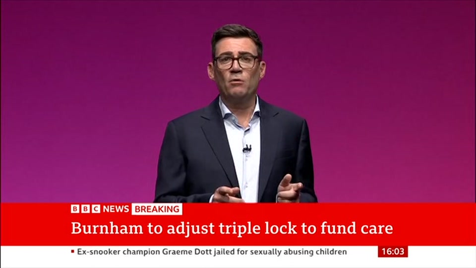 Still from BBC News at 3:00