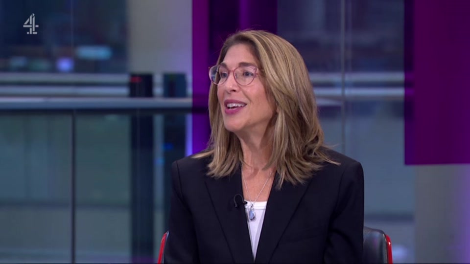 Broadcast still at 53m. Channel 4, Channel 4 News, 29 September 2026.