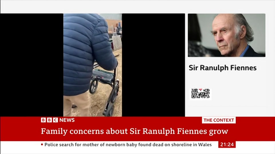 Broadcast still at 24m 30s. BBC News, The Context, 29 September 2026.