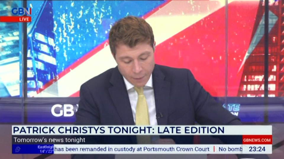 Still from GB News at 24:00