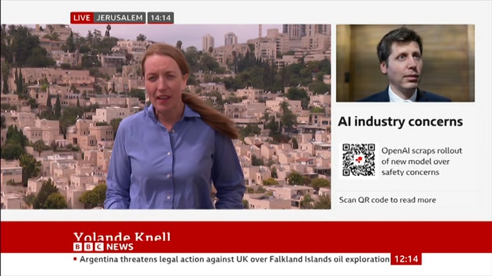 Still from BBC News at 14:30