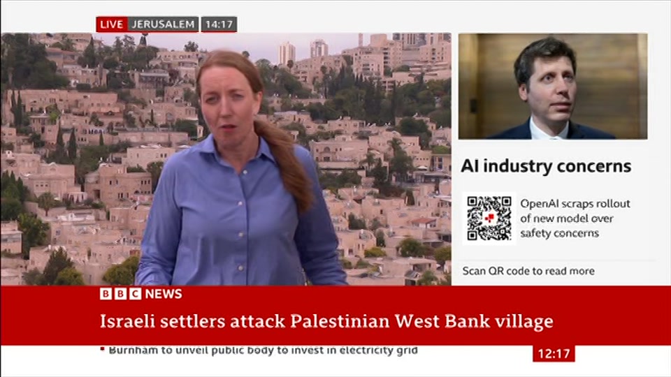 Still from BBC News at 17:00
