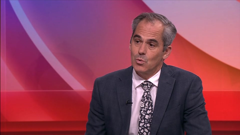 Broadcast still at 23m 30s. BBC One, BBC News and Weather, 29 September 2026.