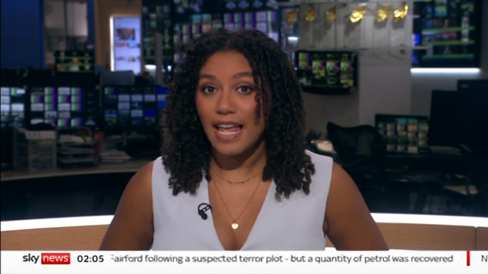 Still from Sky News at 5:30