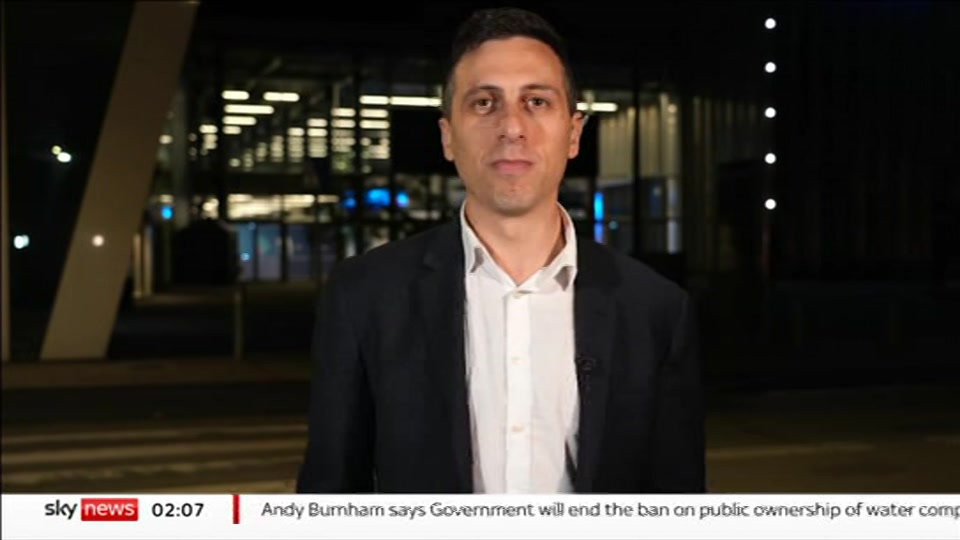 Still from Sky News at 7:30