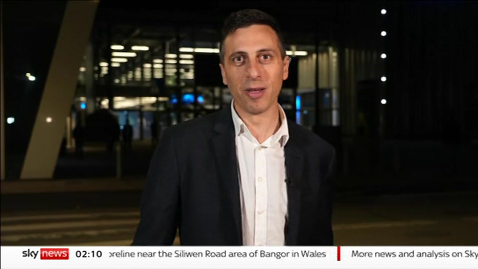 Still from Sky News at 10:00