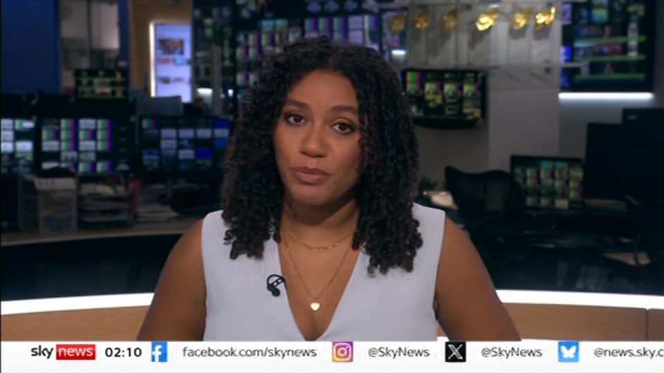 Still from Sky News at 10:30
