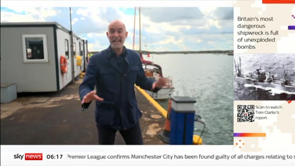 Still from Sky News at 17:00