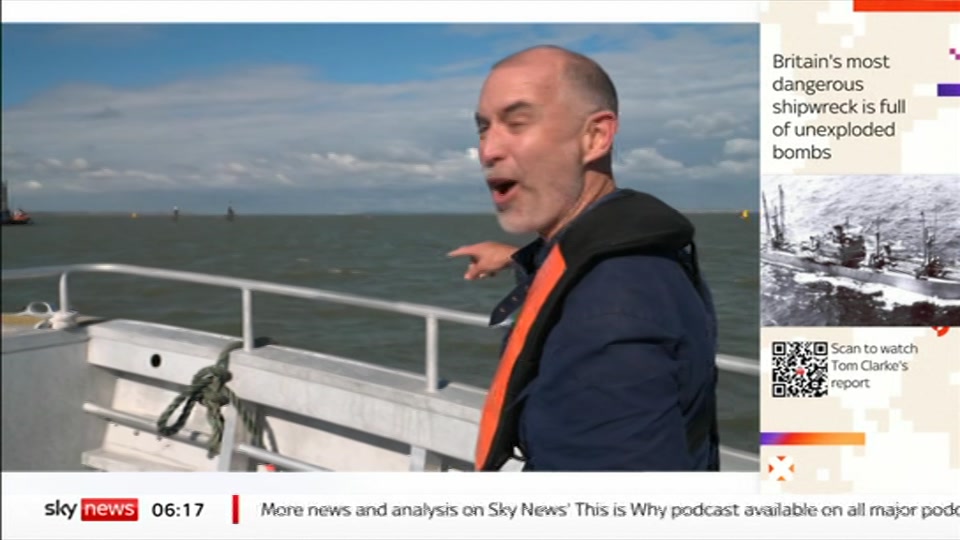 Broadcast still at 17m 30s. Sky News, Mornings, 30 September 2026.