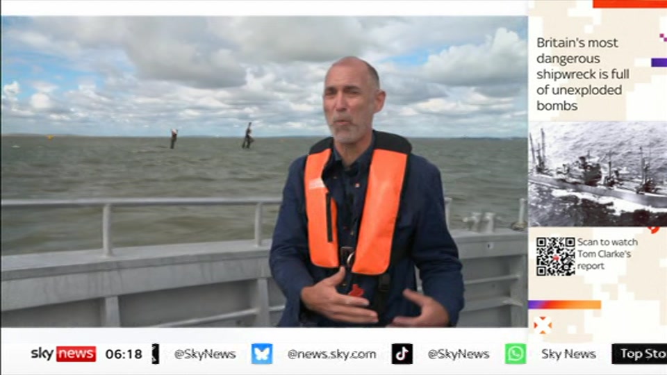 Still from Sky News at 18:00