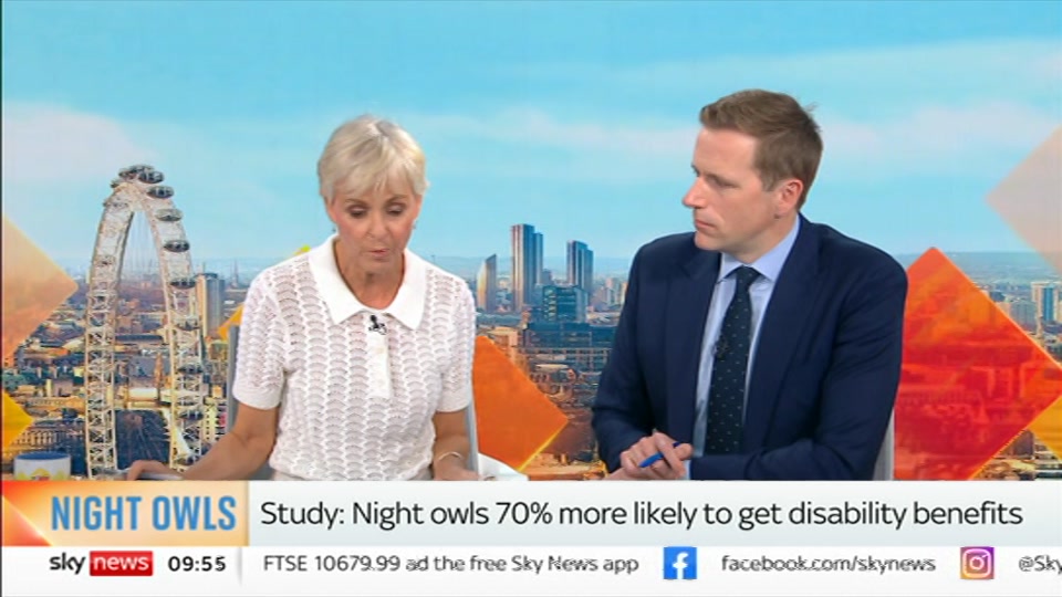 Broadcast still at 25m. Sky News, Mornings with Ridge and Frost, 30 September 2026.