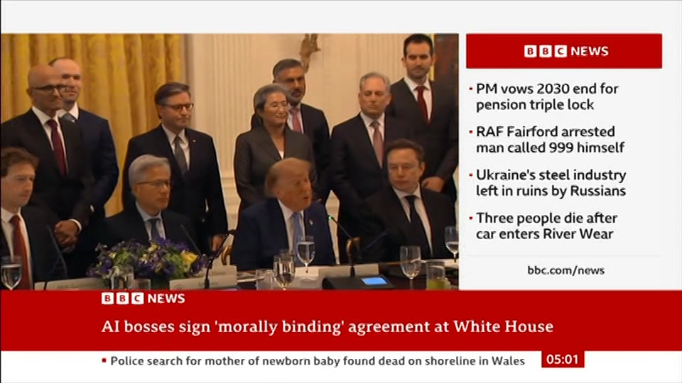 Still from BBC News at 1:30