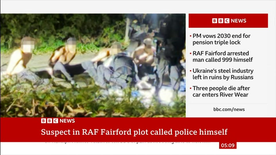Still from BBC News at 9:30