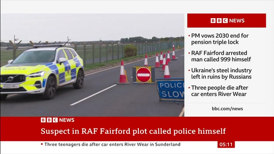 Still from BBC News at 11:00