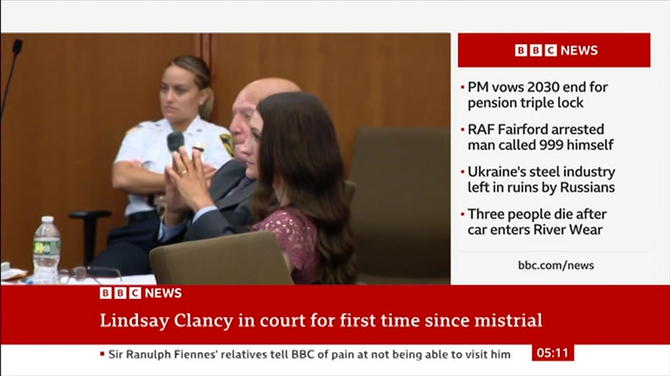 Still from BBC News at 11:30