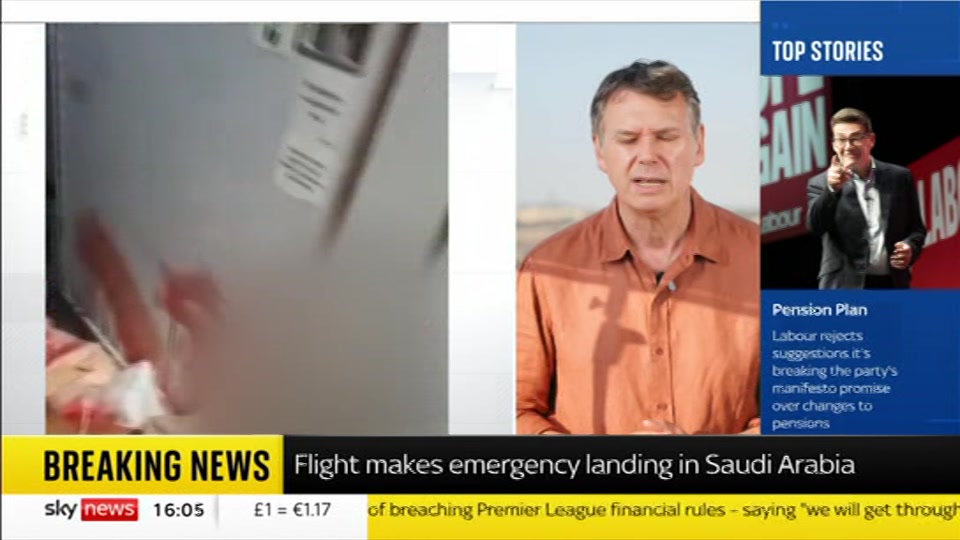 Still from Sky News at 5:00