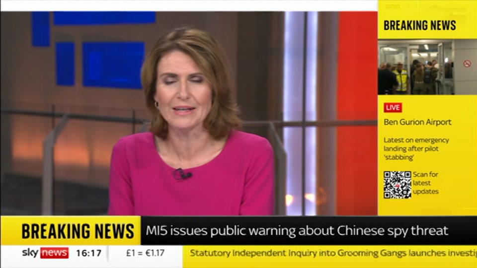 Still from Sky News at 17:30
