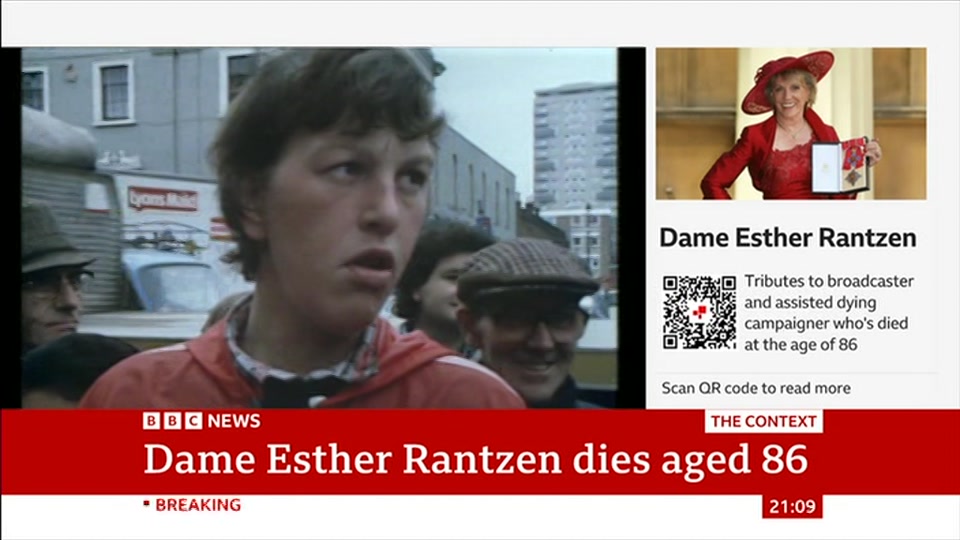 Still from BBC News at 9:30