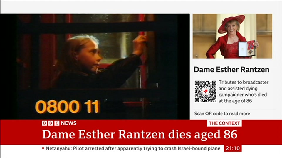 Still from BBC News at 10:30