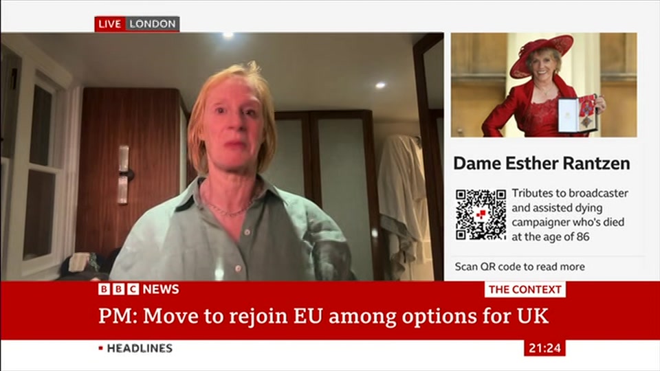 Still from BBC News at 24:00