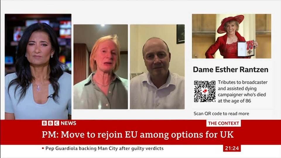 Broadcast still at 24m 30s. BBC News, The Context, 30 September 2026.