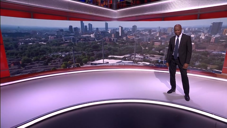 Broadcast still at 20m. BBC One, BBC News and Weather, 30 September 2026.
