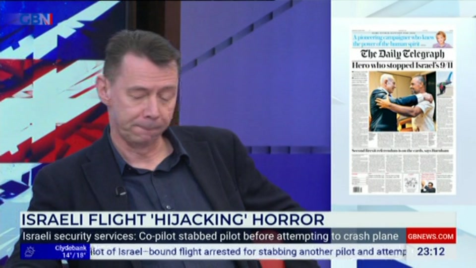 Still from GB News at 12:30