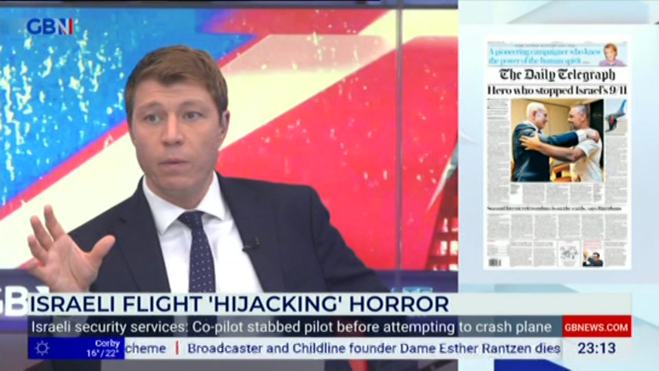 Still from GB News at 13:00
