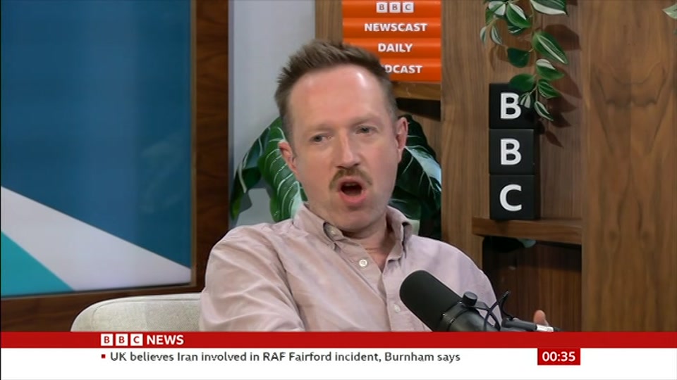Still from BBC News at 5:30