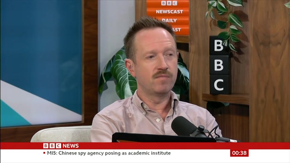 Broadcast still at 8m 30s. BBC News, Newscast, 30 September 2026.