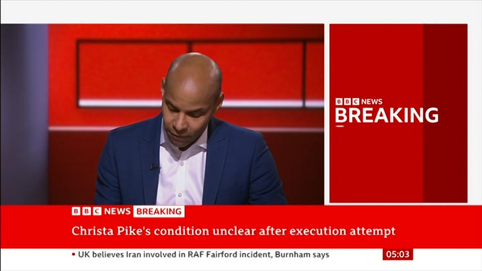 Still from BBC News at 3:30