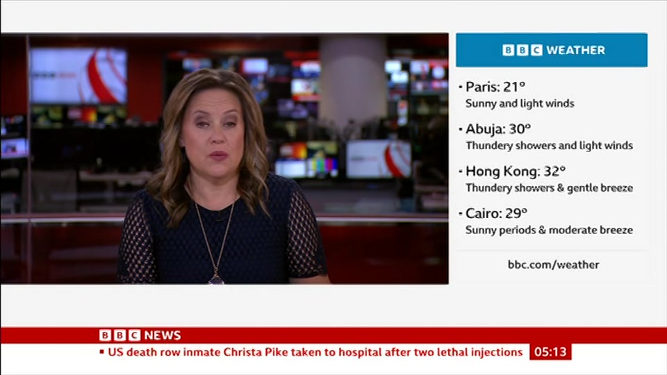 Still from BBC News at 13:00
