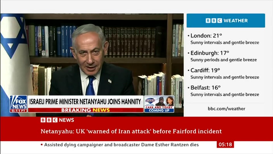 Still from BBC News at 18:00
