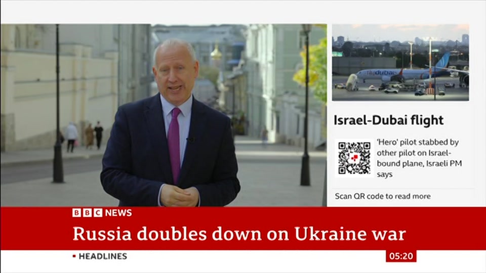 Still from BBC News at 20:00