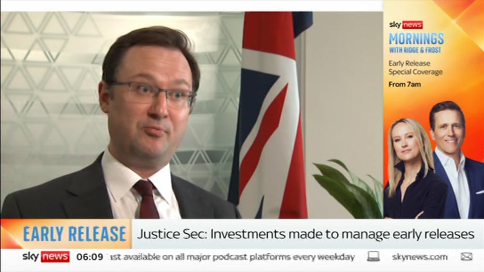 Broadcast still at 9m. Sky News, Mornings, 1 October 2026.