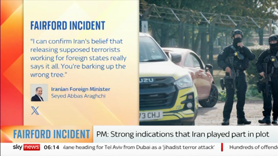 Still from Sky News at 14:30