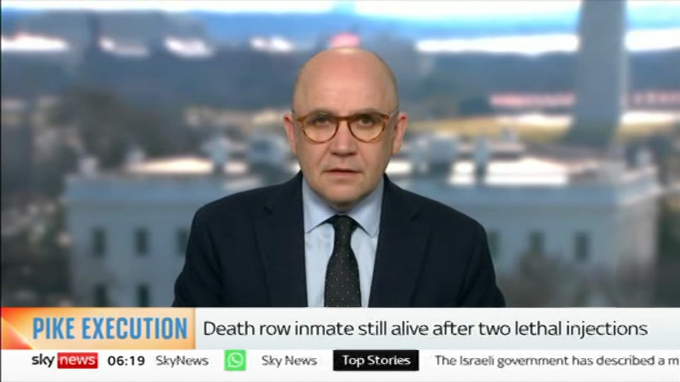 Still from Sky News at 19:00