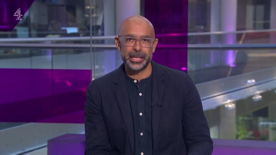 Broadcast still at 2m. Channel 4, Channel 4 News Summary, 1 October 2026.