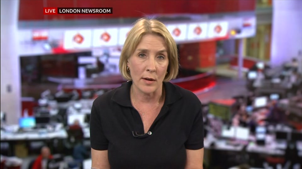 Broadcast still at 12m. BBC One, BBC News at One including..., 1 October 2026.