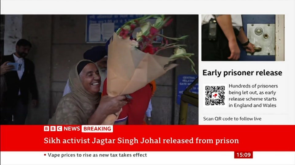 Still from BBC News at 9:30