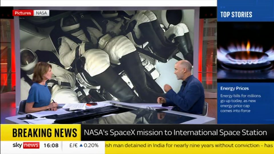 Still from Sky News at 8:00