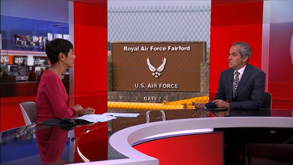 Broadcast still at 8m. BBC One, BBC News, 1 October 2026.