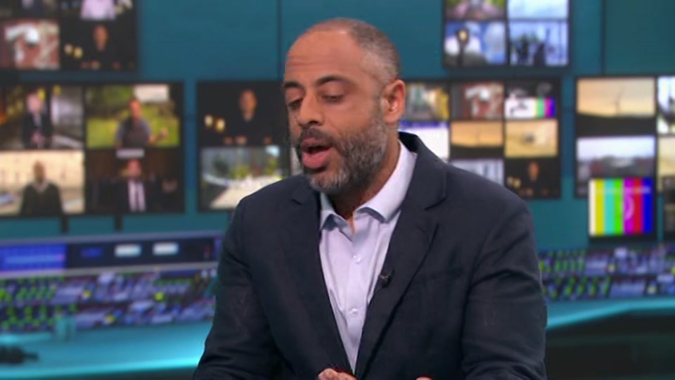 Broadcast still at 8m. ITV, ITV Evening News, 1 October 2026.