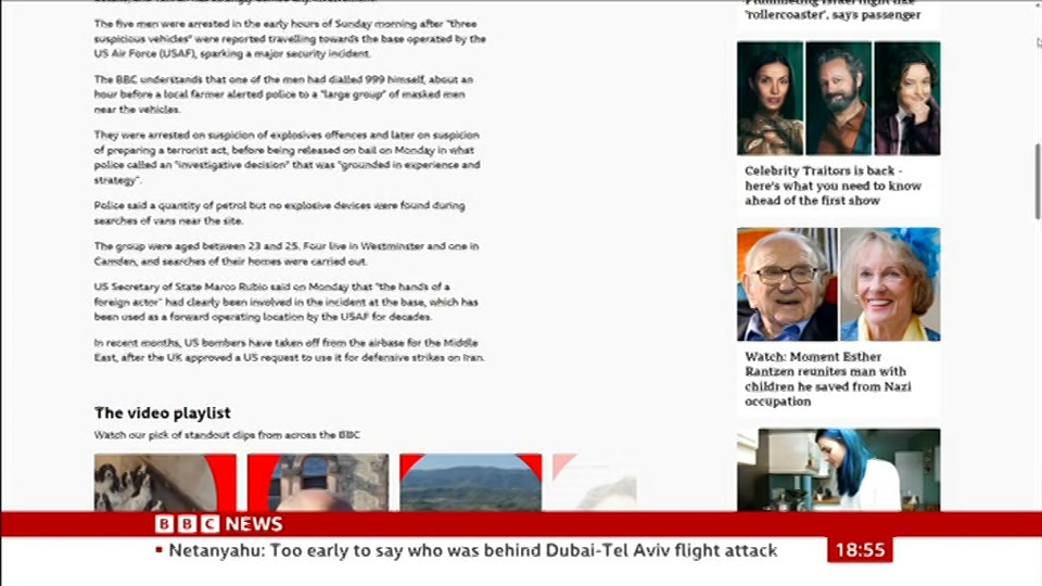 Broadcast still at 25m 30s. BBC News, The World Today with Maryam, 1 October 2026.