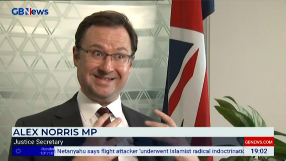 Still from GB News at 2:30
