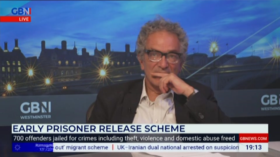 Broadcast still at 13m. GB News, New: Farage, 1 October 2026.