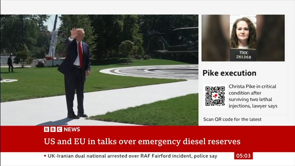 Still from BBC News at 3:30