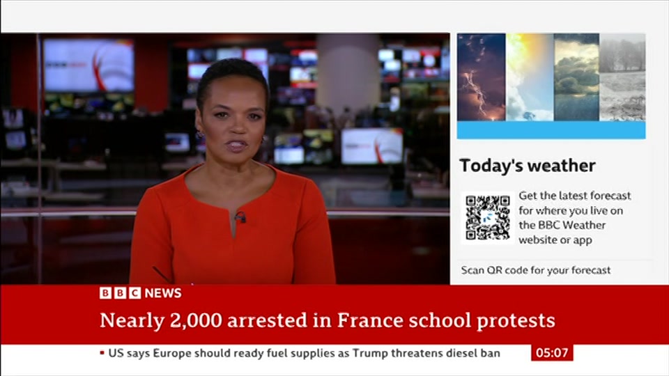 Still from BBC News at 7:00