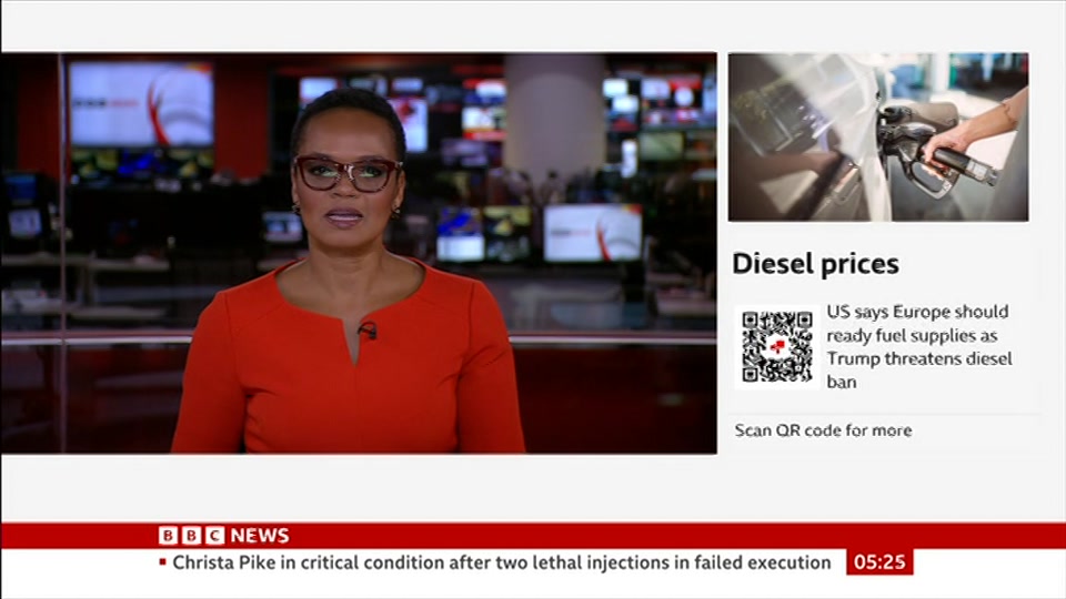 Still from BBC News at 25:00
