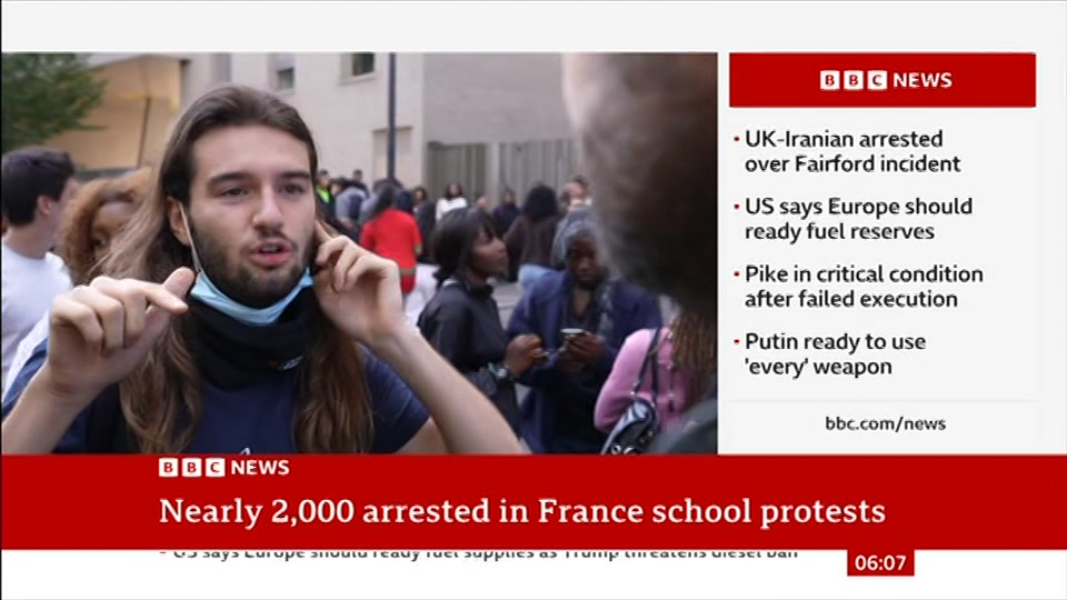 Broadcast still at 7m 30s. BBC News, 2 October 2026.